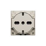 L.NOW-FLAT SOCKET 16 A GER-ITA STD CHAMPAGNE