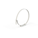 Pipe holder with cable ties (2pcs in set)