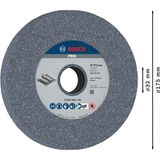 Grinding wheel for double-wheeled bench grinder 175 mm, 32 mm, 60