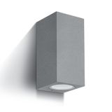 GREY WALL LIGHT GU10 2x10W IP65