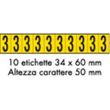 Adhesive label - 350x60 - 10 sheets / 10 labels each