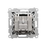 5 gang frame, antibacterial white