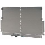 XTPPCCV2-H500W1000 Partition, closed, for power feeder, HxW=500x1000mm
