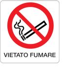 Rectangular prohibition signs - 330 x 350 mm