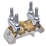 Terminal 1-pole insulated, 630 A Incoming/outgoing unit 2x50-240/2x50-185 mm2 The ALPHA distribution board is a