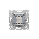 HDMI double socket, module, light gray matt, HDMI Standard: HDMI 2.1