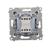 Quadruple frame for plasterboard boxes, Gold matt, metalic