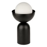 DECOR BOWL TABLE E14 BK LEDV