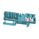 Pluggable terminal, SNAP IN, blue, 2.5 mm², 24 A, Number of connection