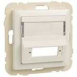 C.P. F/COUPLER F/SC APC DUPLEX FO CONNECT WH