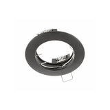 Spot luminaire housing PORTO, IP20, round, black