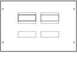 MCCB kit 2x250A L600mm vertical with differential