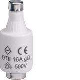 Fuse-link DII 16A 500V gG with indicator