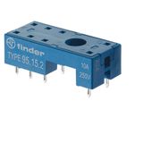 PCB relay socket 95.15.2 blue for series 40/41/44 Finder