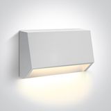 67386A/W/V WHITE WALL LIGHT 1,5W CCTV DARK LIGHT IP65 230V
