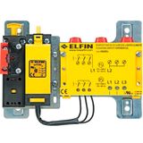 Three-phase flashing safety device 220-690V, interlock limit switch 1 N.C.