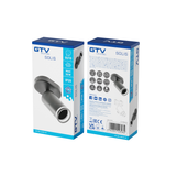 Ceiling luminaire SOLIS, IP20, max. 50 W, 1*GU10, black