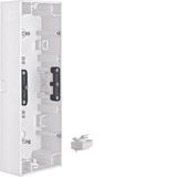 Surface-mtd housing 3gang hor., K.1, p. white glossy