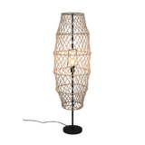 Hive floor lamp E27 natural color/hemp