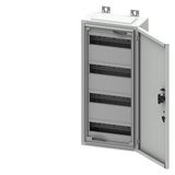 ALPHA 160 DIN wall mounted board with mounting kit for modular devices, row distance 150mm
