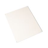 UBP1210ZW | Mounting plate For sizes 12.0x10.0 (HxW) in