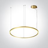 BRUSHED BRASS PENDANT 65W WW IP20 230V