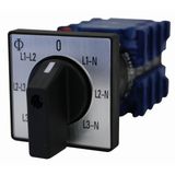 Voltmeter switch, central mounting, 20A
