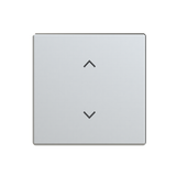 F@H, BT, FoH Control rocker 1-v blind pure stainless steel