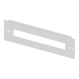 Divided front plate 4G3, 1 piece, sheet steel, 19MW