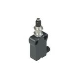 Modular prewired switch with plunger, M12 threaded bearing and external rubber gasket