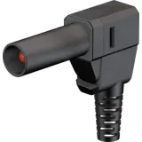 4 mm plug, solder connection, 2.5 mm², CAT II, black, 22.2667-21