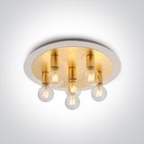 BRASS CEILING LIGHT 6x12W E27 100-240V
