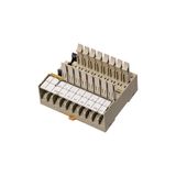 Relay I/O block, output base, 8 points, NPN, 12 VDC P7TF7011M