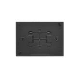 LED luminaire, 230V, (module), Simon 24, IP20, black matt, Col. temp.: 3000°K
