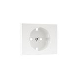 COVER PLATE F/EARTH SOCKET (SKO TYPE) IVORY