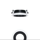 PANOS R R150 1k-930 SWI L BK WH - LED ceiling-recessed luminaire
