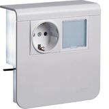 acc.box SL20080 socket+LED p.white