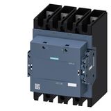 Contactor, AC-1, 275 A/400 V/40 °C, S10, 4-pole, 24-60 V AC, 20-60 V DC, 2