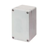 Aluminium push-button enclosure M4 70x118x80, undrilled, without cable entry