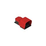 Single foot switch with protection