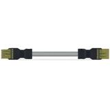 pre-assembled interconnecting cable Eca Socket/plug light green
