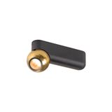 DYSKO,WCL, single, PHASE, 2700K, 6.7W, 36ø, schwarz/gold