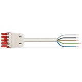 pre-assembled connecting cable;Eca;Socket/open-ended;red