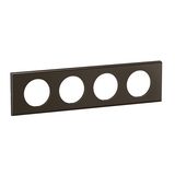 PLATE 4 GANG SATIN DARK NICKEL