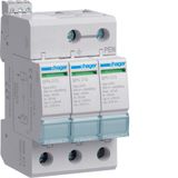 SPD 3P pluggable 40kA ind.+cont