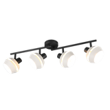 Isla spot 4-pc E14 warm grey/matt black