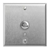 Art d'Arnould universe Memory illuminated push button round 2A - brushed steel