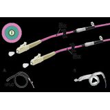 OpDAT VIK Universal cable 8xOM4, LC-LC, 50 m, one-sided pulling aid IP
