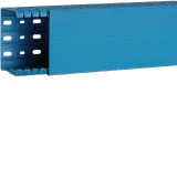 Slotted panel trunking made of PVC BA7A 80x100mm blue