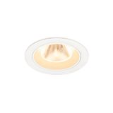NUMINOS© M, recessed ceiling light, 3000K, 20ø IP20 round wh